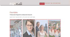 Desktop Screenshot of fotokahle.de